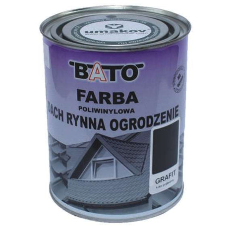 Polyvinyl paint, graphite RAL7024 satin 1kg (0,8L)