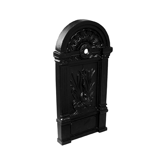 Decorated cast iron sink, without facet 700x355mm,