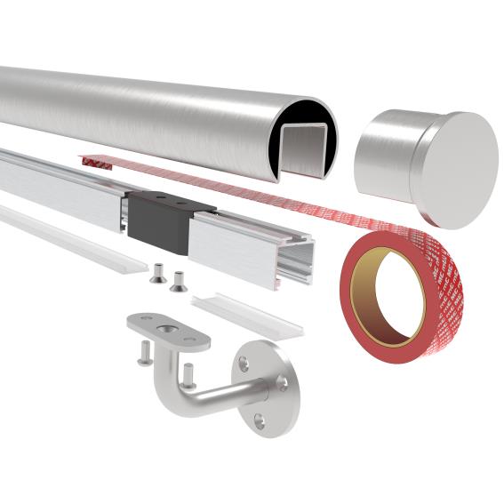 Aluminium profile for LED handrail