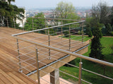 Stainless railing, AISI304, 6000x1000mm