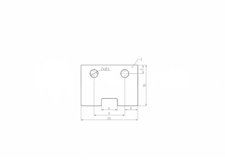 Connecting material for the aluminum partition