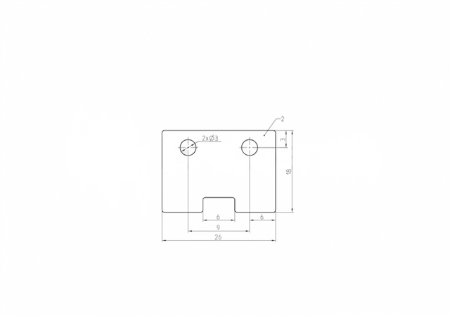 Connecting material for the aluminum partition