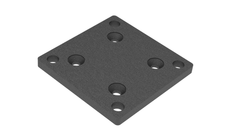Aluminum anchor plate for post 80x80 R7016