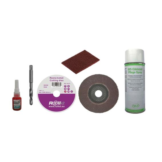 Mounting kit for stainless steel railings