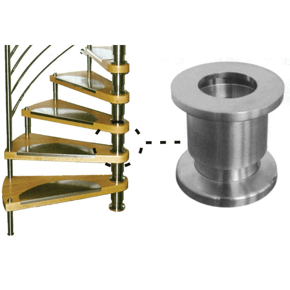 Stair spindle adjustable stainless steel segment A