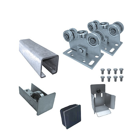 Cantilever sliding gate set up to 4,5m Zn, 70x70mm