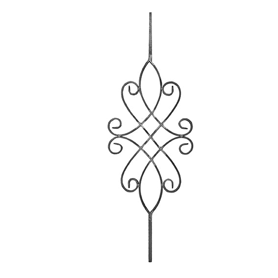 Decorated rod h900, b290, 12x12/12x6mm