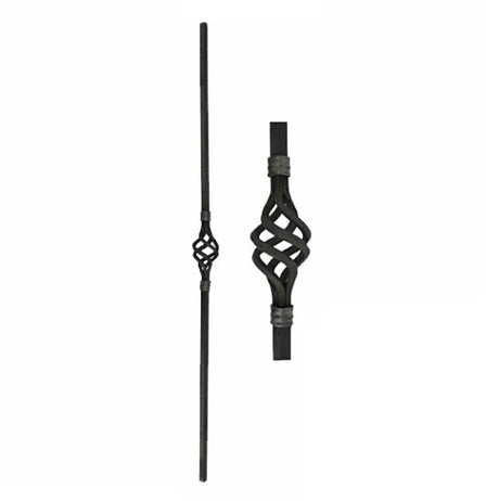 Decorated rod h900, b58, 12x12mm