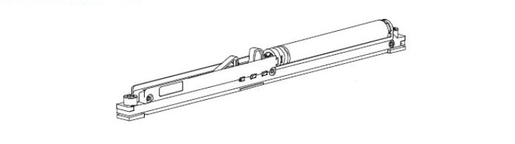 Door closer softclose  solo vetro