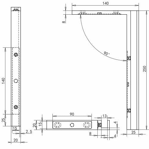 Stabilizing corner black