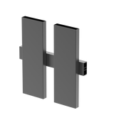 Aluminum U-adapter 45x20-6000mm R7016