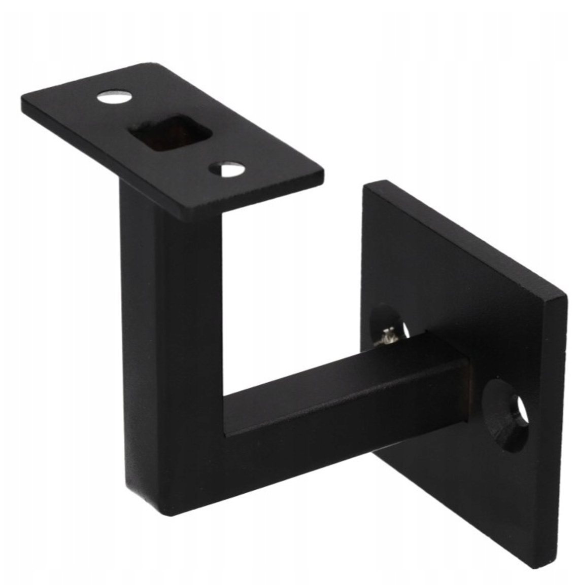 Wall handrail bracket, black, Fe